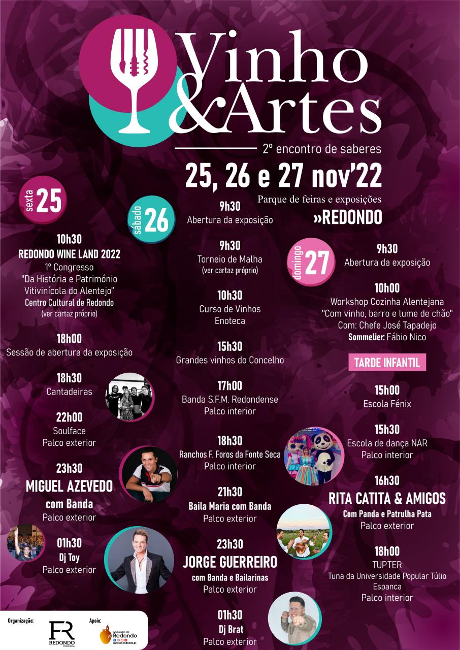 Vinho & Artes 2022 - 2.º Encontro de Saberes