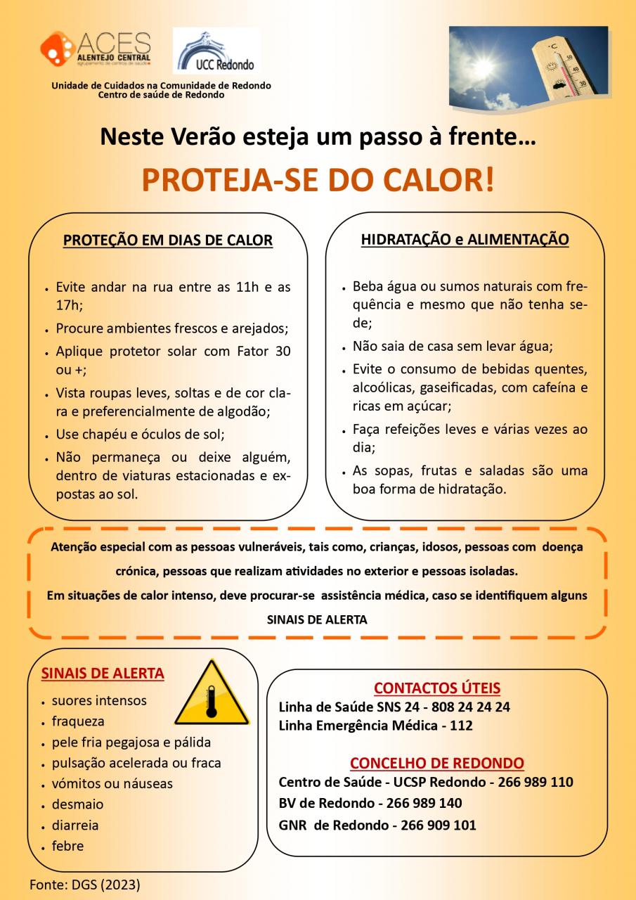 Proteja-se do Calor!